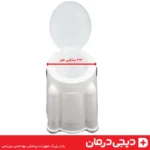 توالت-فرنگی-دوربسته-تیوان-طب-پرتابل-پلاستیکی-قطر-33-سانت