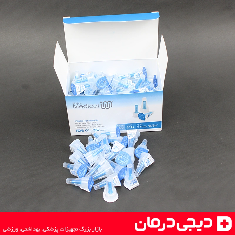 سرسوزن-قلم-انسولین-31G-6mm-ووهژو-100-عددی
