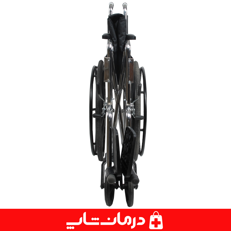 قیمت و خرید اینترنتی ویلچر دستی تاشو فلزی توانبخشی خراسان مدل 806 تایر سنگی رینگ اسپرت کالا پزشکی دیجی درمان 24