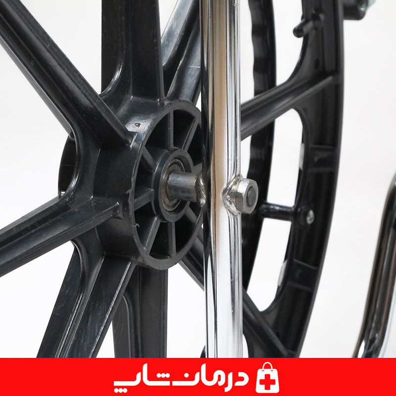 ویلچر دستی تاشو 806-ویلچر فلزی سبک-ویلچر تایر سنگی بیمار-ویلچر ارزان سالمندان-خرید ویلچر دستی تاشو-ویلچر توانبخشی