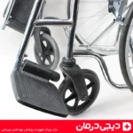 ویلچر-تاشو-فلزی-خراسان-809-سبک-با-چرخ-مقاوم