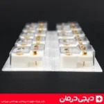 آلت تصویر: گوشواره طبی طلایی تارا نگین دار ضد حساسیت