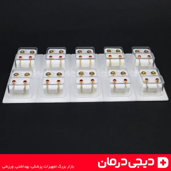 tara-red-earring-sterile-pack-10pcs-medical-anti-allergy