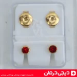 ear-piercing-stud-red-tara-sterile-hypoallergenic-gold