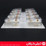 گوشواره-پزشکی-تارا-قرمز-استریل-ضد-حساسیت-با-روکش-طلا