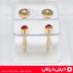بسته-اصلی-گوشواره-طبی-قرمز-تارا-استریل-نگین-قرمز-دیجی-درمان