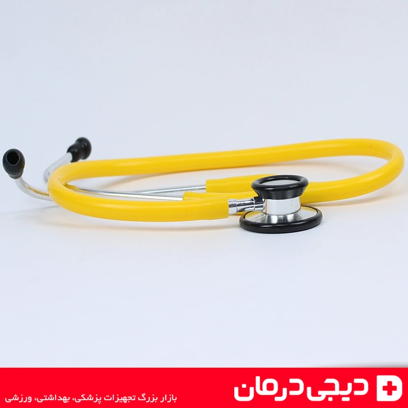 گوشی پزشکی Deluxe استتوسکوپ دیلوکس دو طرفه 4 استتوسکوپ-دیلوکس-گوشی-پزشکی-deluxe-دوطرفه-زرد-ارسال-سریع-دیجی-درمان