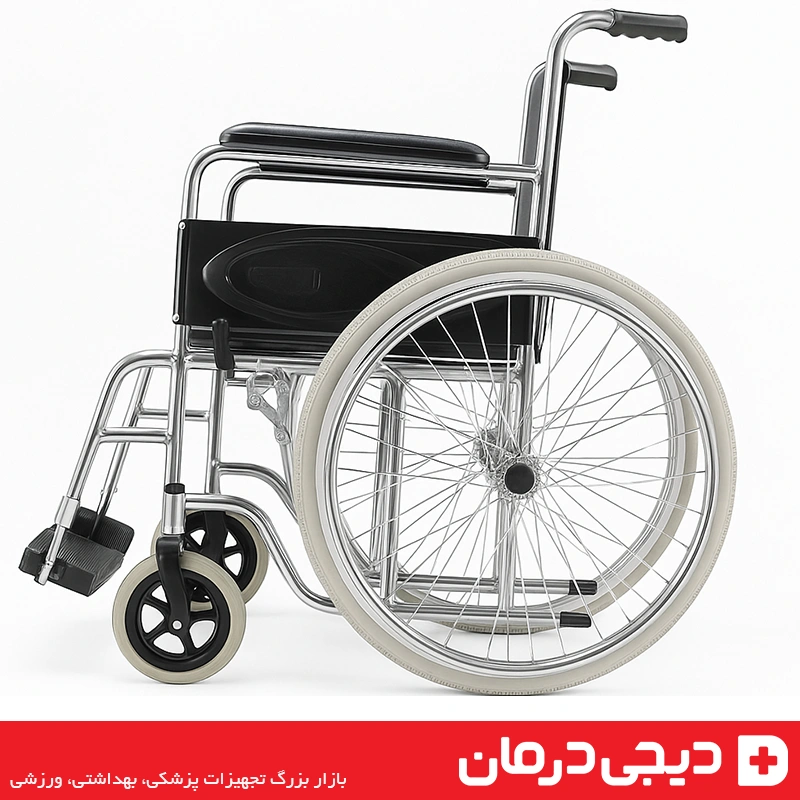 ویلچر تاشو فلزی خراسان مدل 805 ویلچر ساده تاشو رینگ اسپایکی 1 ویلچر-تاشو-خراسان-مدل-805-ویلچر-بیمار-ویلچر-ساده-ویلچر-توانبخشی
