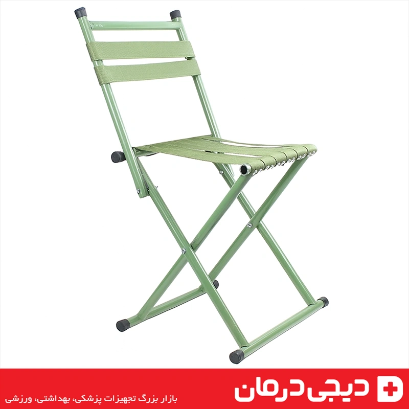 قیمت خرید صندلی تاشو تسمه ای پشتی دار برزنتی صندلی مسافرتی کالا پزشکی دیجی درمان (11) صندلی تاشو تسمه ای مخصوص پیک نیک و طبیعت گردی