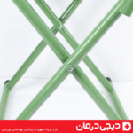 نمای نزدیک از صندلی تاشو تسمه ای سبک و محکم