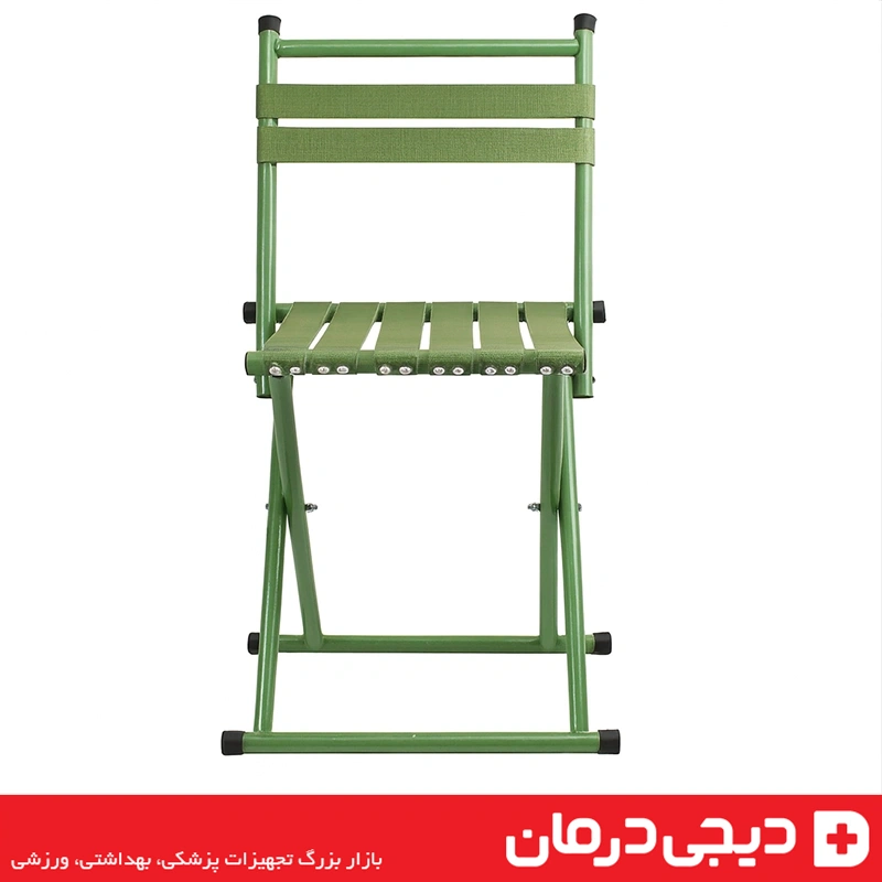 صندلی تاشو تسمه ای پشتی دار برزنتی صندلی مسافرتی 2 صندلی تسمه ای برزنتی تاشو مناسب پیک نیک و سفر