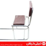 صندلی نماز حرمی مقاوم و سبک - مدل پشتی دار فلزی چوبی