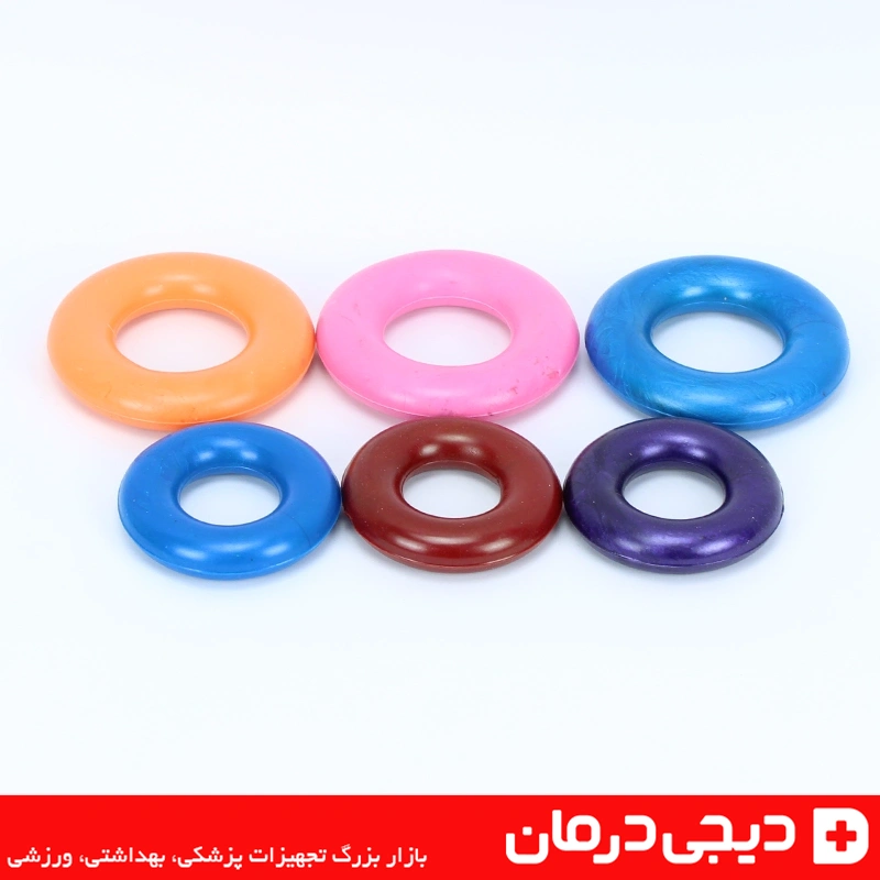 حلقه مچ دست 6cm حلقه تقویت مچ و ساعد لاستیکی 1 حلقه-مچ-نارنجی-قدرتی-ورزشی-مچ-ورزشکاران-دیجی-درمان-حلقه مچ دست