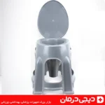 توالت فرنگی طوسی محکم سیار مدل 206 برند صحرا