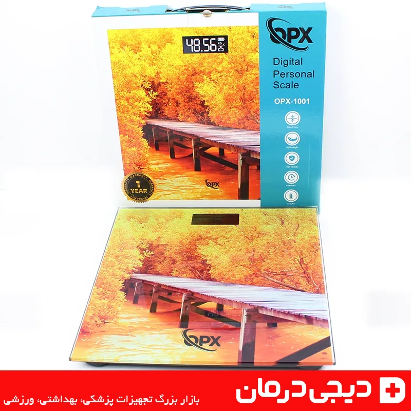 محل-باتری-ترازو-دیجیتال-اوپکس-opx-1001-دو-باتری-aaa
