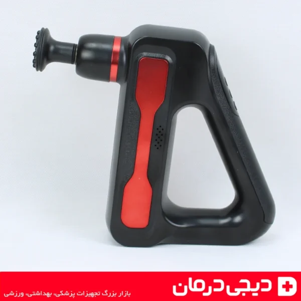 ماساژور-HB-003-بدنه-مشکی-با-جزئیات-آبی-طراحی-مثلثی
