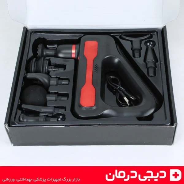 جعبه-ماساژور-fascial-gun-hb-003-نمای-کناری