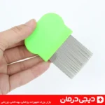 شانه-شپش-استیل-2md-مقاوم-دسته-رنگی-مدل-حرفه-ای-ضد-زنگ-برای-حذف-رشک-مو