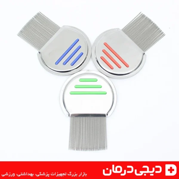 شانه-ضد-شپش-فولادی-2MD-برای-حذف-نیت-بهداشت-مو-دیجی-درمان