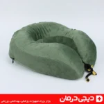 بالش گردنی طبی ایلامد مموری فوم خاکستری مناسب سفر هواپیما کاهش گردن درد و فشار