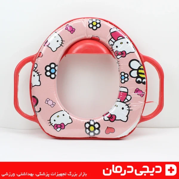 تبدیل توالت فرنگی کودک طرح بن تن با رنگ زرد مناسب پسران