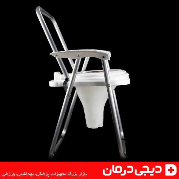 توالت فرنگی تاشو لیماک قابل جمع شدن بدنه فلزی سبک