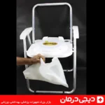 توالت فرنگی تاشو لیماک با دسته ارگونومیک فلزی و درب محکم