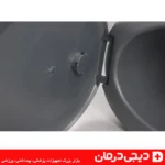 بدنه مقاوم پلاستیکی توالت فرنگی لیماک مدل طوسی ساخته شده از پلیمر فشرده