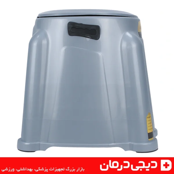 نشیمنگاه راحت توالت فرنگی لیماک پلاستیکی مدل طوسی برای بیماران و سالمندان