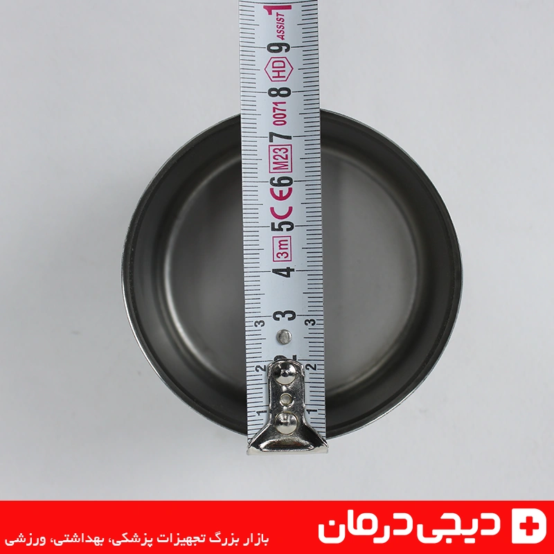 ظرف پنبه استیل پزشکی سایز 5x7 جا پنبه الکل 250 سی سی 3 ظرف پنبه استیل با درب فلزی مدل 5x7 مناسب کلینیک ها با قابلیت خرید از دیجی درمان