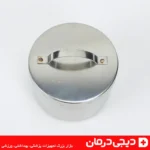 ظرف پنبه استیل پزشکی مدل 5x7 همراه خط کش سنجش ارتفاع مناسب کلینیک و سالن زیبایی