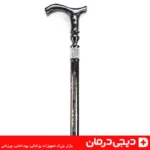 بدنه-عصا-چوبی-زنانه-طرح-اسلیمی-رنگ-مشکی-براق-کیفیت-دوخت-و-حکاکی-ظریف