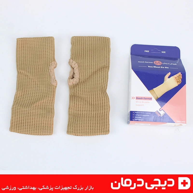 مچ کف بند طبی هوش درمان مدل 2055 مناسب برای درد مچ و التهاب تاندون
