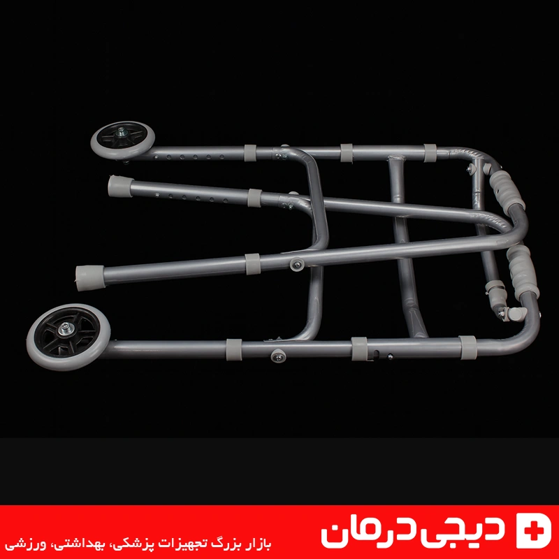 واکر چرخدار تاشو-واکر gts-واکر آلومینیومی-واکر توانبخشی