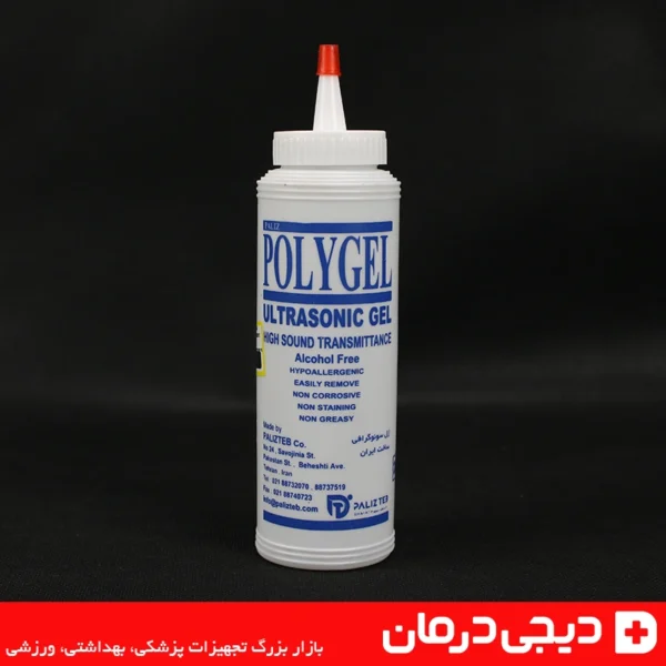 ژل سونوگرافی پلی ژل 260 میلی لیتر برای سونوگرافی پزشکی