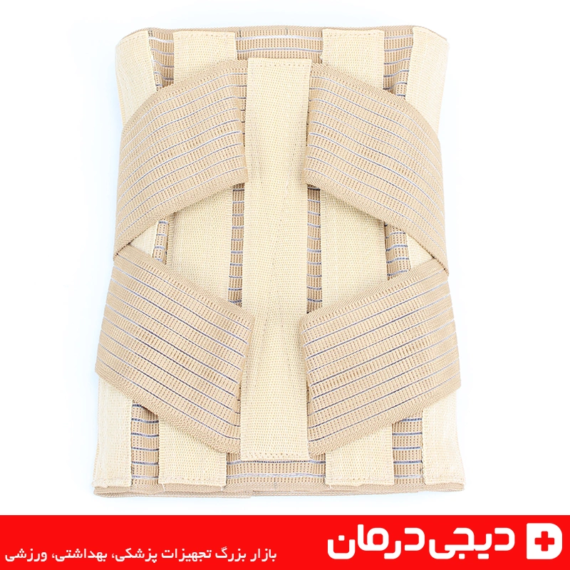 طرح کناری جعبه کمربند آتل دار هوش درمان با نماد محصولات پزشکی مشابه