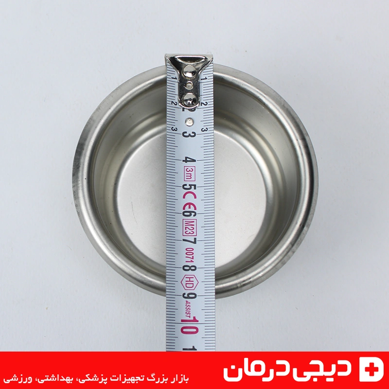ابعاد گالی پات کوچک استیل 4x9 مناسب ابزار های پزشکی