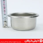 گالی پات کوچک استیل 4x9 اندازه گیری سایز استاندارد پزشکی
