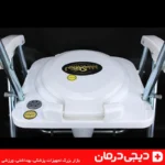 توالت فرنگی لیماک تاشو فلزی با دسته و درب بوگیر دار برای استفاده خانگی