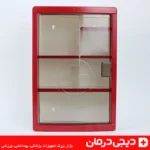 نمای کناری جعبه کمک های اولیه دیواری الماس طراحی باریک نصب آسان