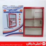 جعبه کمک های اولیه دیواری بزرگ الماس بدنه abs مقاوم مشاهده آسان مناسب محیط های کاری