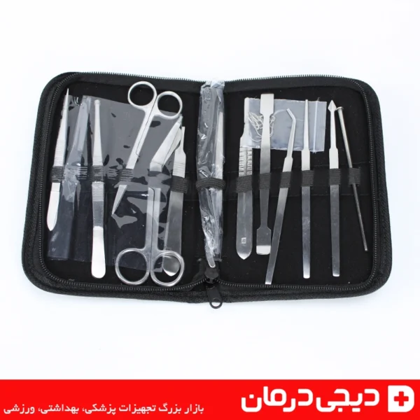 ست-تشریح-دانشجویی-آزمایشگاهی-13-تکه-کیف-ابزار-پزشکی