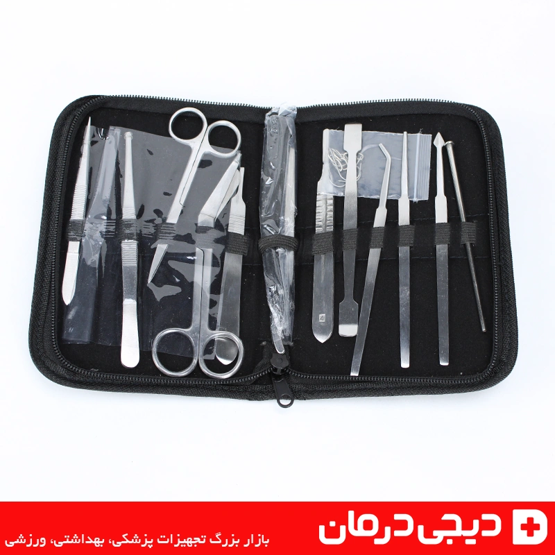ست-تشریح-دانشجویی-آزمایشگاهی-13-تکه-کیف-ابزار-پزشکی