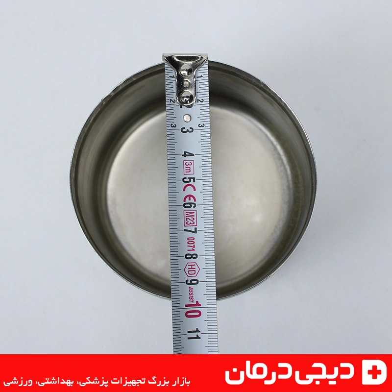 ظرف استیل پنبه الکل در دار پزشکی سایز 10x7 2 ظرف استیل پنبه پزشکی مدل Steel سایز 10x7 استیل ضد زنگ
