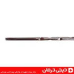 عصای-چوبی-مردانه-ساده-قهوه‌ای-براق