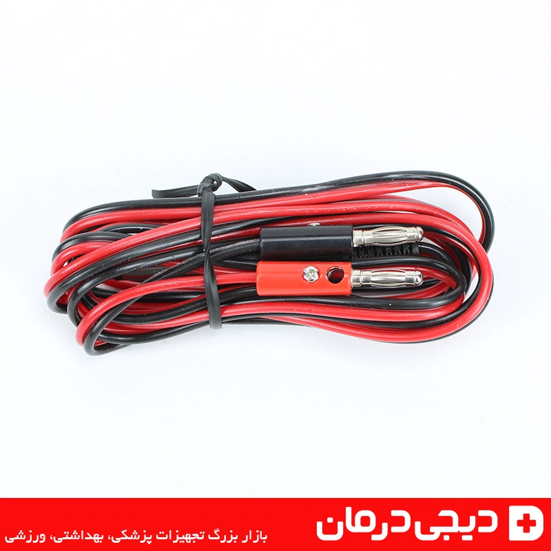 کانکتور سوزنی کابل الکترود فیزیوتراپی برجیس برای دستگاه تنس و فیزیوتراپی پزشکی