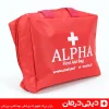 کیف-کمک-های-اولیه-برزنتی-آلفا-alpha-نمای-کامل-روی-میز-کیف-مسافرتی-اورژانسی